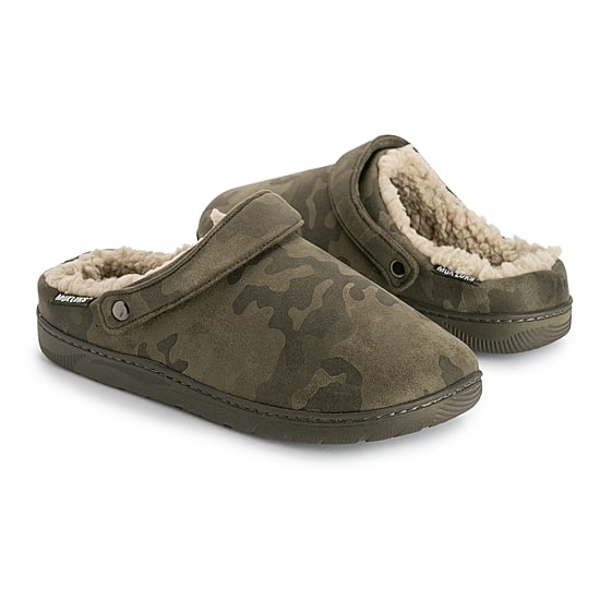 Muk Luks Keanu Mens Memory Foam Slip Resistant Clog Slippers