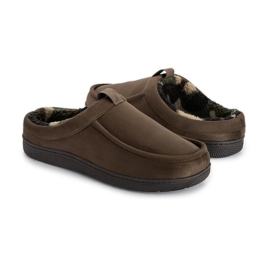 Muk Luks Miles Mens Memory Foam Slip Resistant Clog Slippers