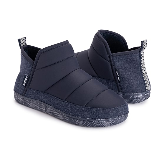 Muk Luks Weston Mens Memory Foam Slip Resistant Bootie Slippers
