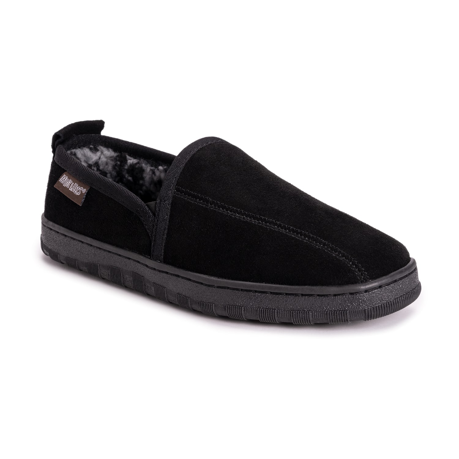 Muk Luks Eric Mens Memory Foam Slip Resistant Slip-On Slippers