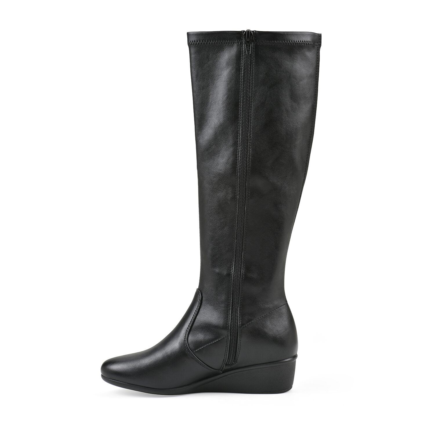 CLIFFS BY WHITE MOUNTAIN Womens Fall 2026 Wedge Heel Riding Boots