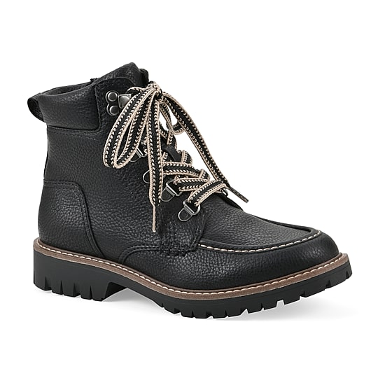 White Mountain Womens Parcels Chunky Heel Hiking Boots