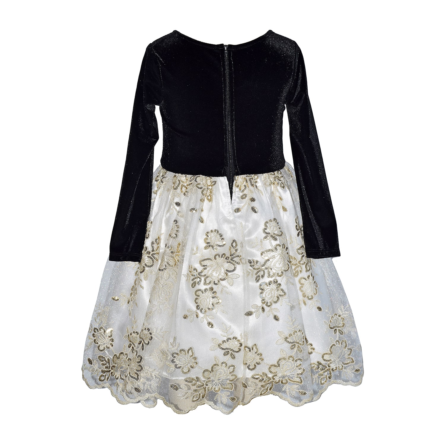 Bonnie Jean Big Kid Girls Long Sleeve Fit + Flare Dress