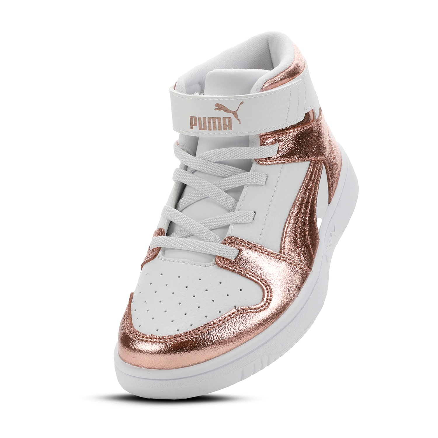 PUMA Rebound Layup V Little Kid Girls Basketball Shoes