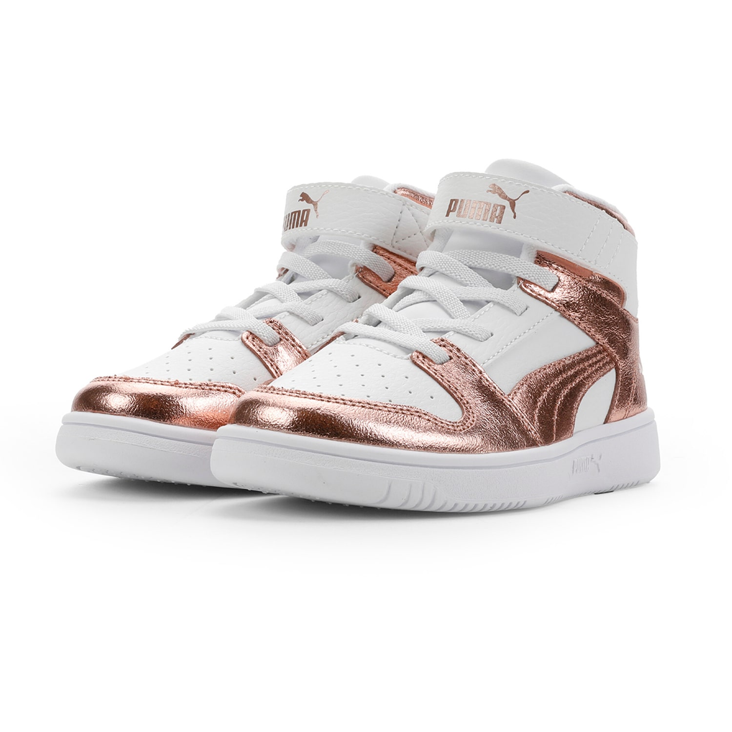 PUMA Rebound Layup V Little Kid Girls Basketball Shoes