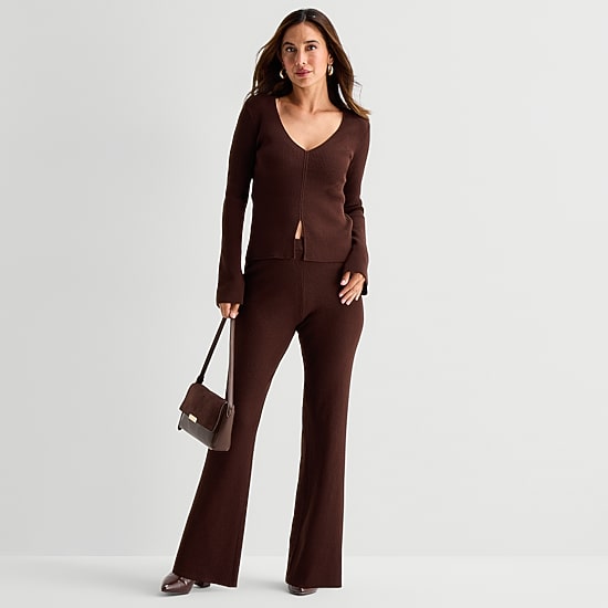 Bold Elements Womens Rib Sweater Pant