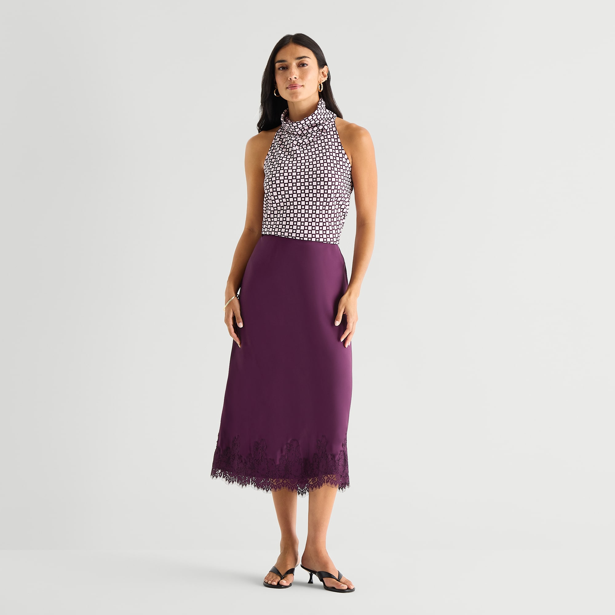 Worthington Womens Tall A-Line Skirt