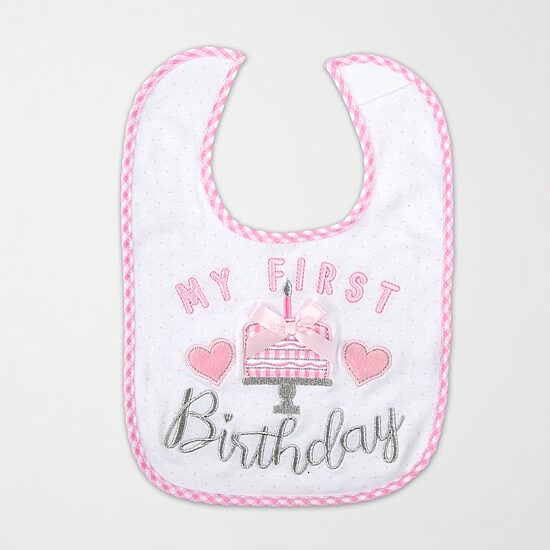 Baby Essentials Girls 2-pc. Bib