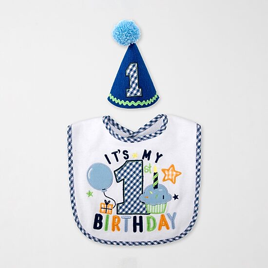 Baby Essentials Boys 2-pc. Bib