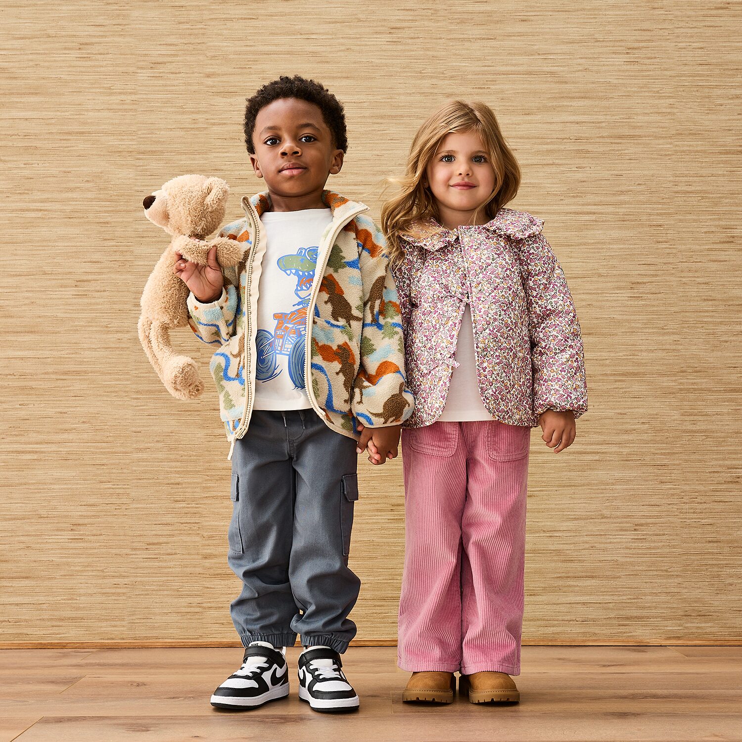 Okie Dokie Toddler & Little Girls Wide Leg Regular Fit Corduroy Pant