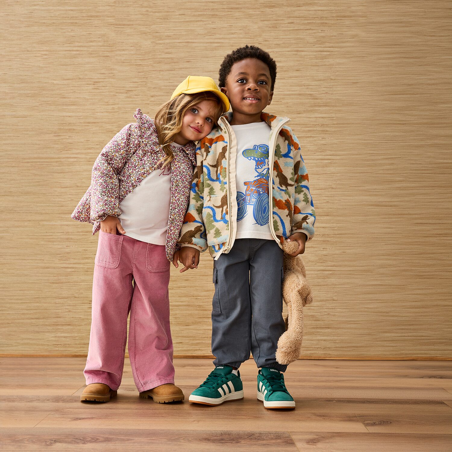 Okie Dokie Toddler & Little Girls Wide Leg Regular Fit Corduroy Pant