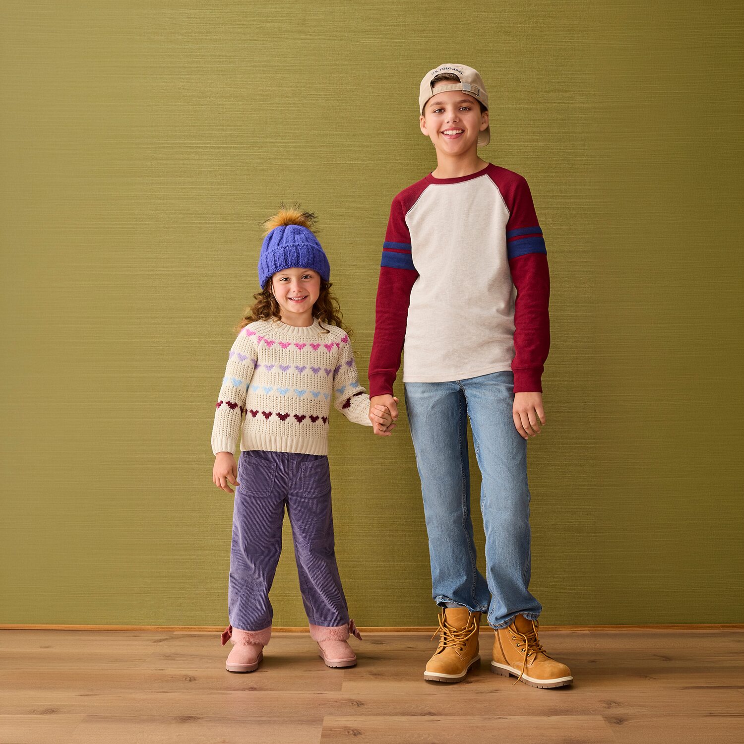 Okie Dokie Toddler & Little Girls Round Neck Long Sleeve Pullover Sweater