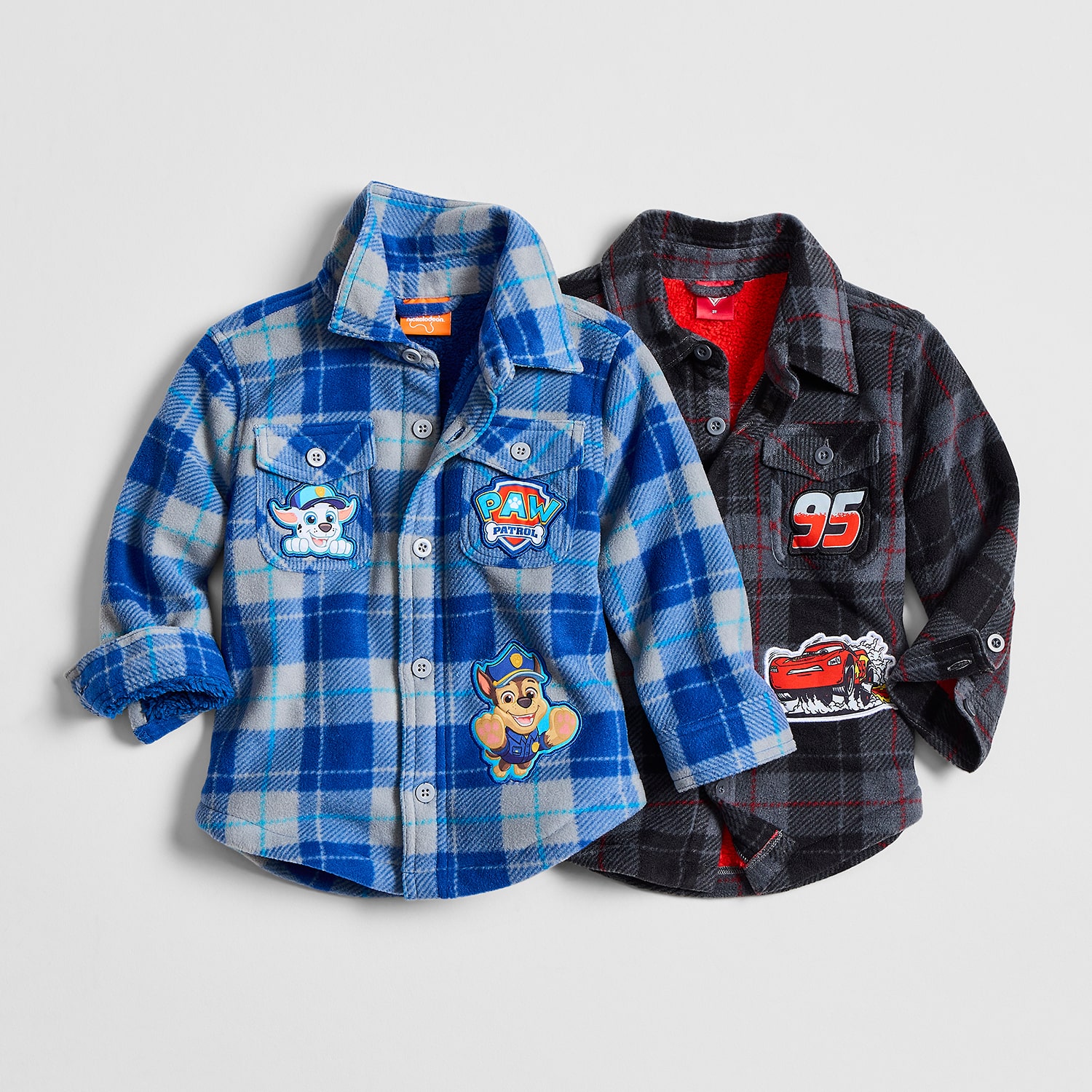 Dreamwave Toddler Boys Cars Fleece Lined Midweight Work Jacket