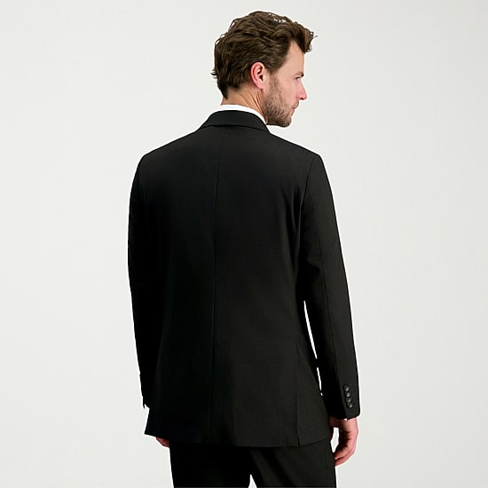 Haggar JMH Tailored Windowpane Mens Stretch Fabric Modern Fit Suit Jacket