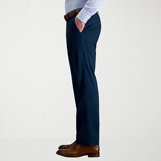 Haggar JMH Tailored Mens Stretch Fabric Modern Fit Flat Front Suit Pant