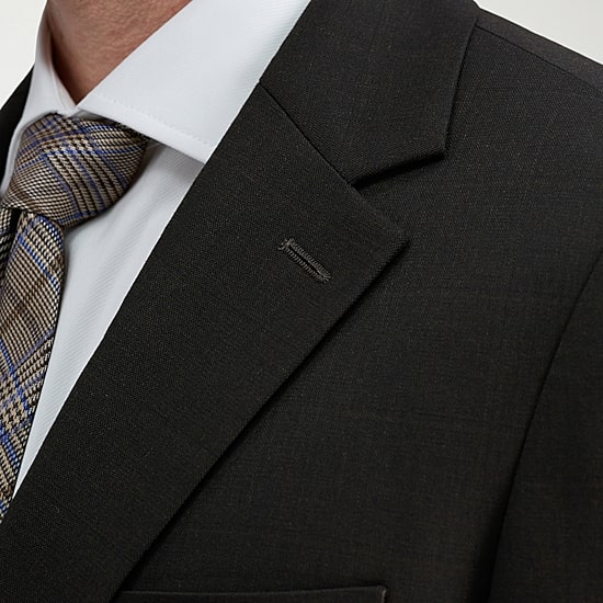Haggar JMH Tailored Windowpane Mens Stretch Fabric Modern Fit Suit Jacket