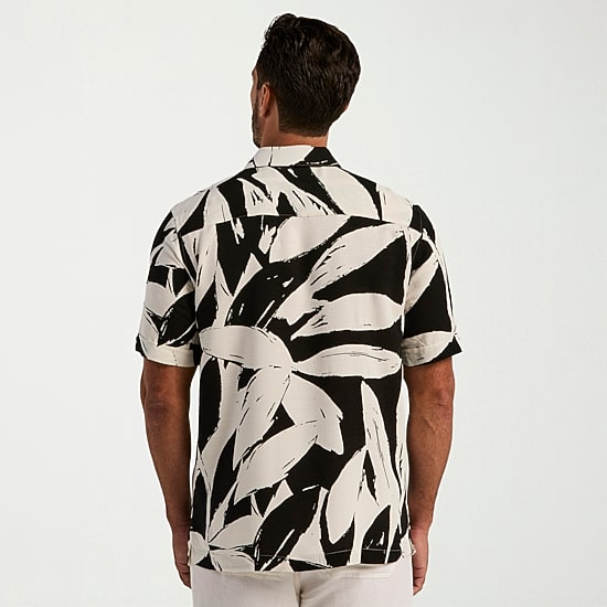 Cubavera Mens Short Sleeve Regular Fit Button-Down Shirt, Color: Egret ...