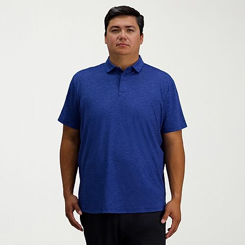 Haggar Pique Big And Tall Mens Regular Fit Short Sleeve Polo Shirt In Blue