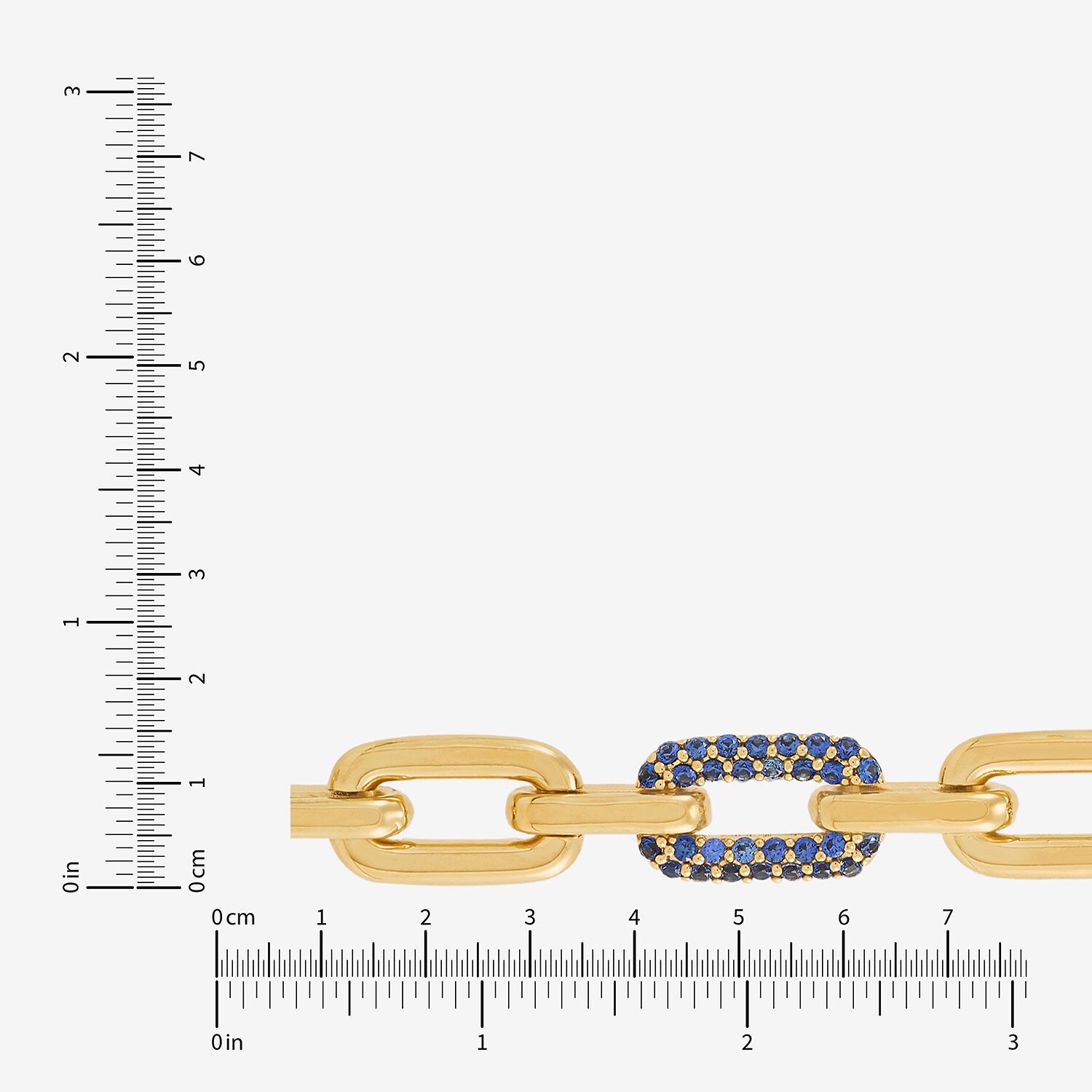 Limited Quantities! Womens 24K Gold Over Silver 6 1/2 Inch Hollow Link Chain Bracelet