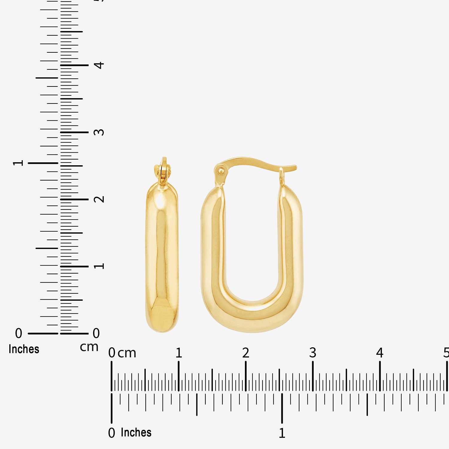 Bonded Brilliance Womens 14K Gold Bonded With Sterling Silver 6.4mm Hoop Earrings