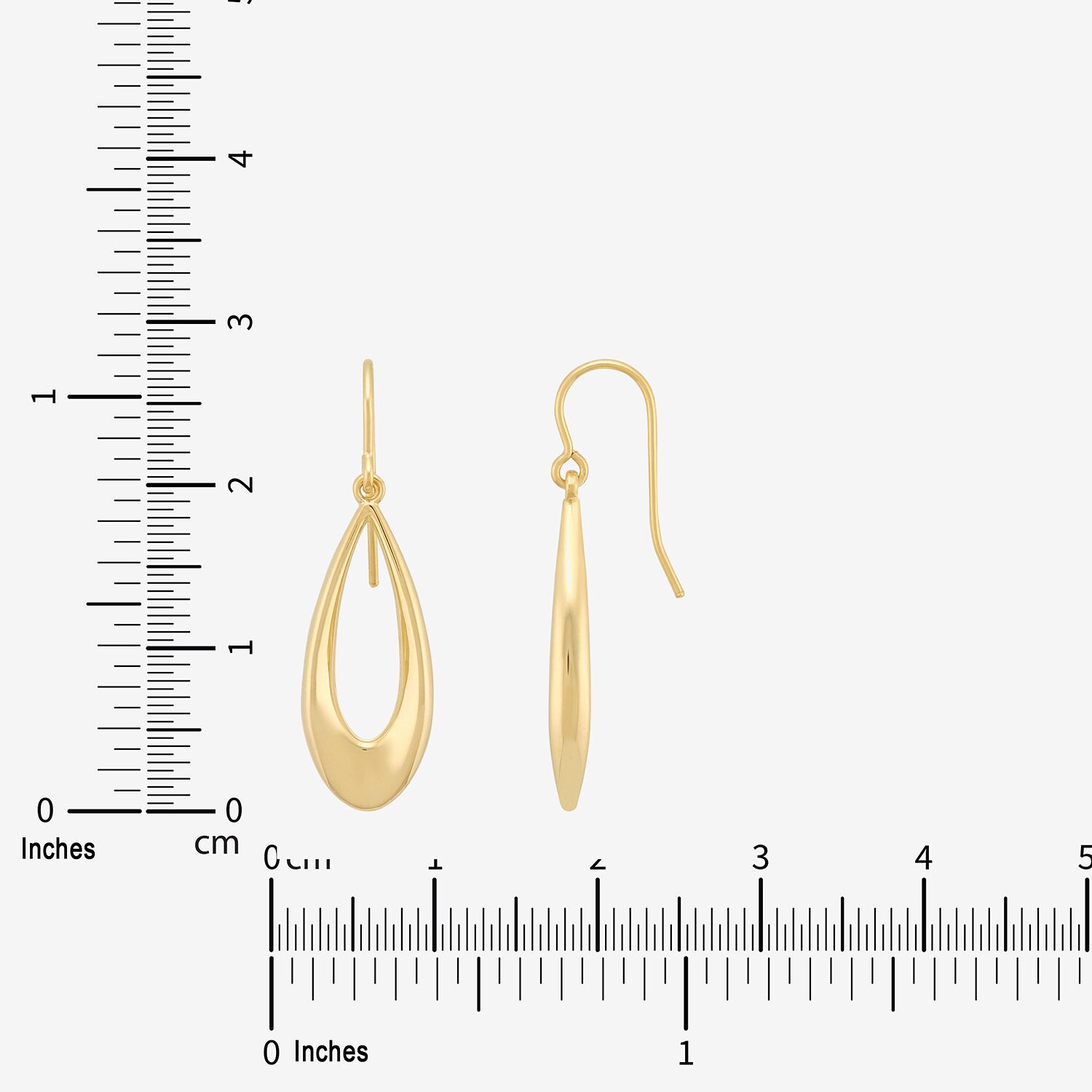 Bonded Brilliance Womens 14K Gold Bonded With Sterling Silver Drop Earrings