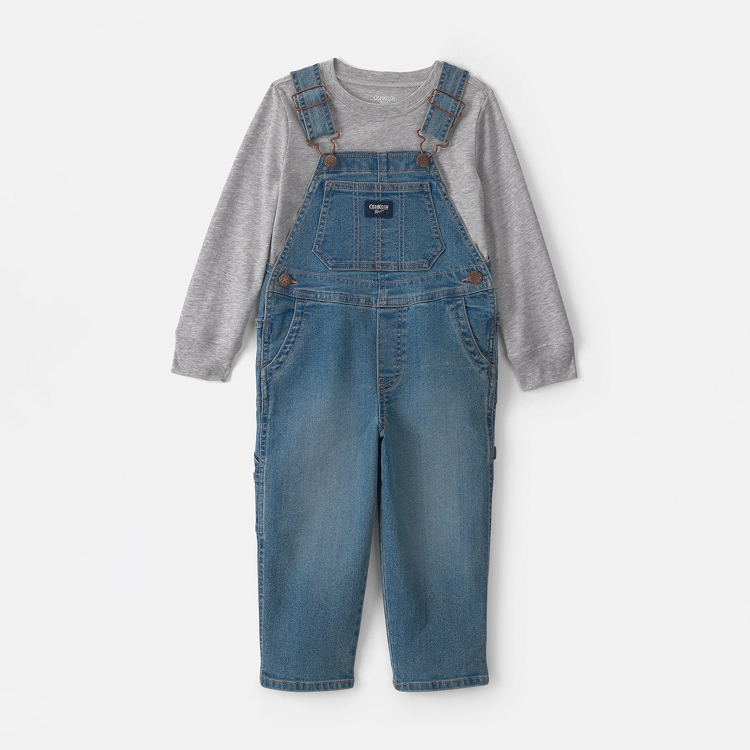 Oshkosh Toddler Boys 2-pc. Overall Set