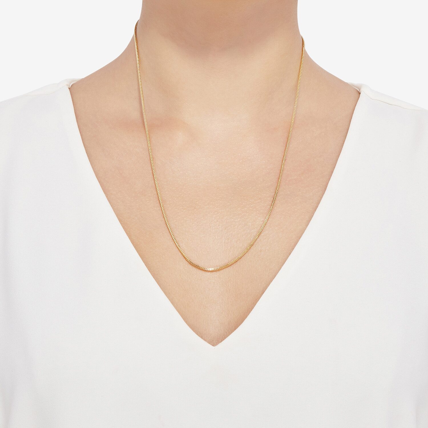 Limited Quantities! Womens 10K Gold 22 Inch Fashion Chain Necklace