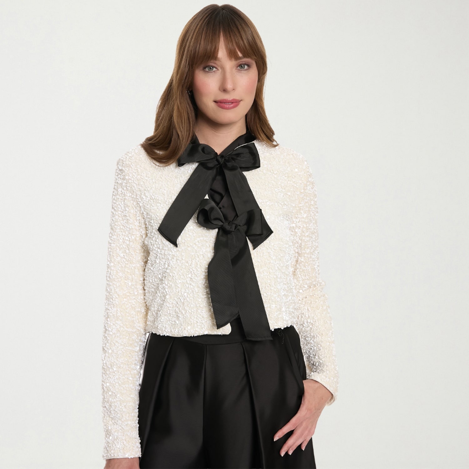 Clover And Sloane Womens Cropped Jacket