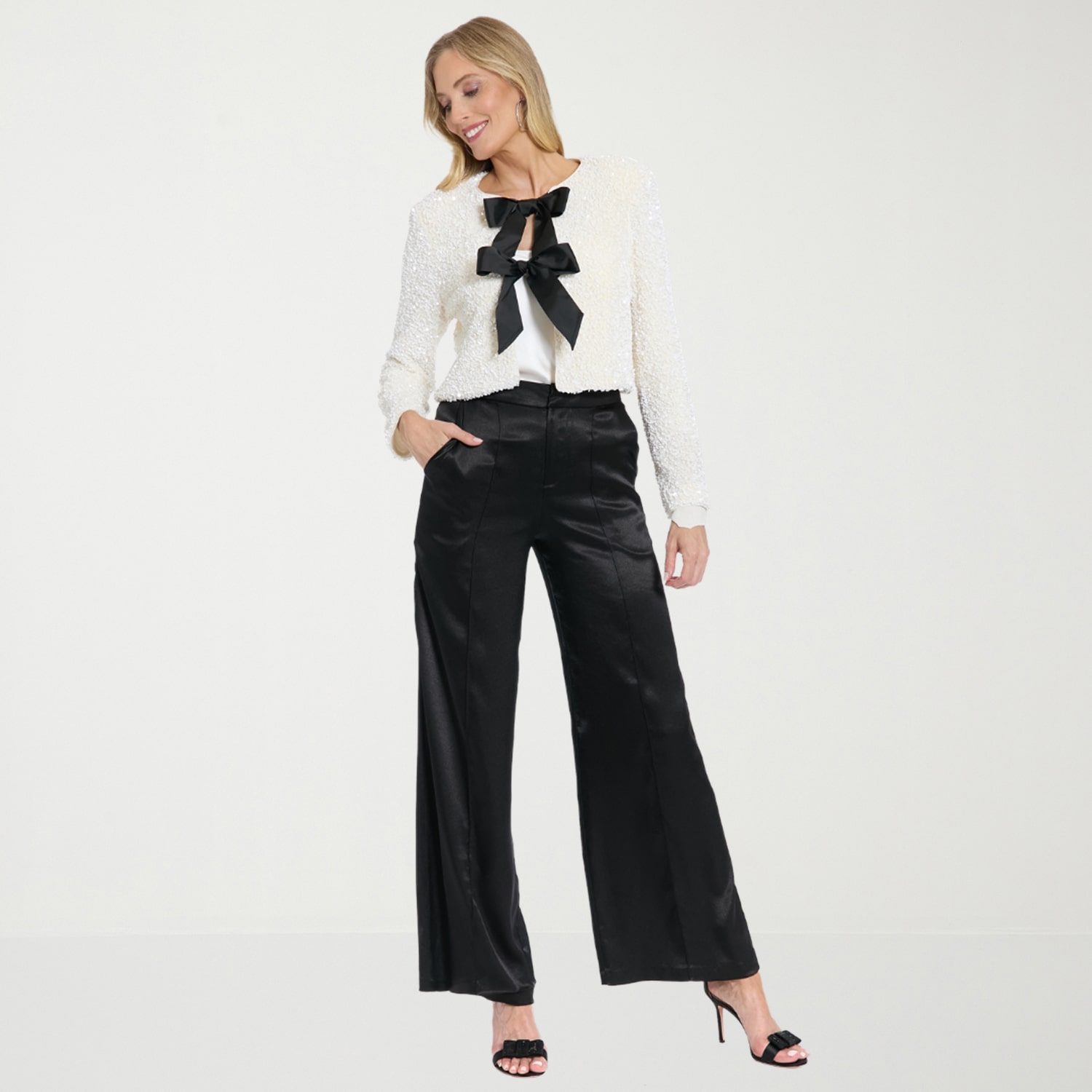 Clover And Sloane Womens Cropped Jacket