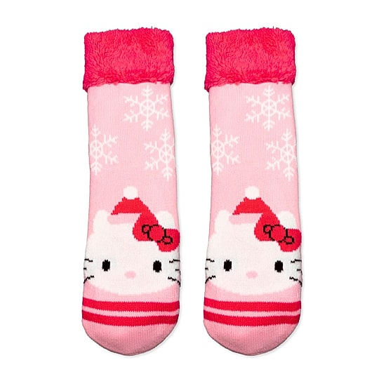 Womens 1 Pair Hello Kitty Slipper Socks