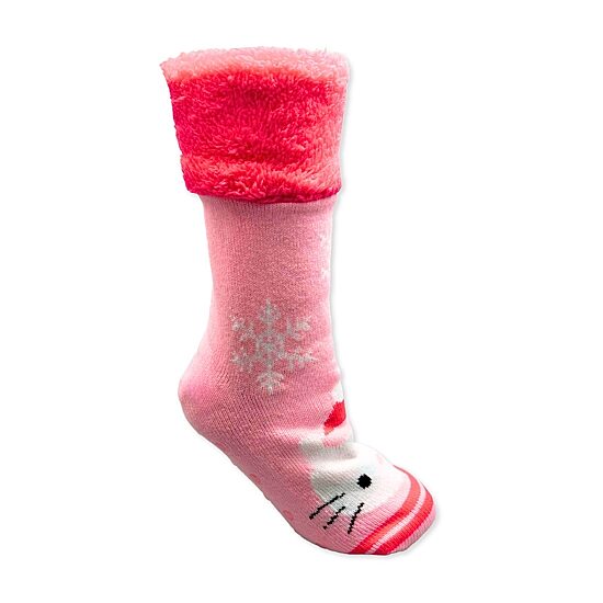 Womens 1 Pair Hello Kitty Slipper Socks