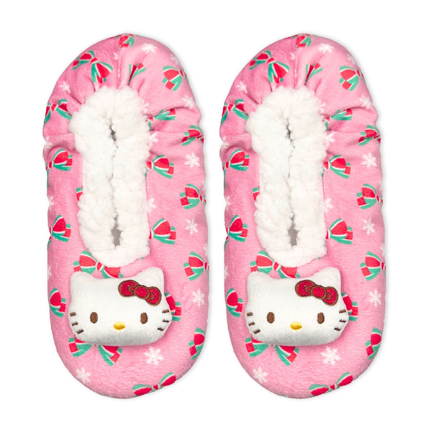 Womens Multi-Pack 1 Pair Hello Kitty Slipper Socks