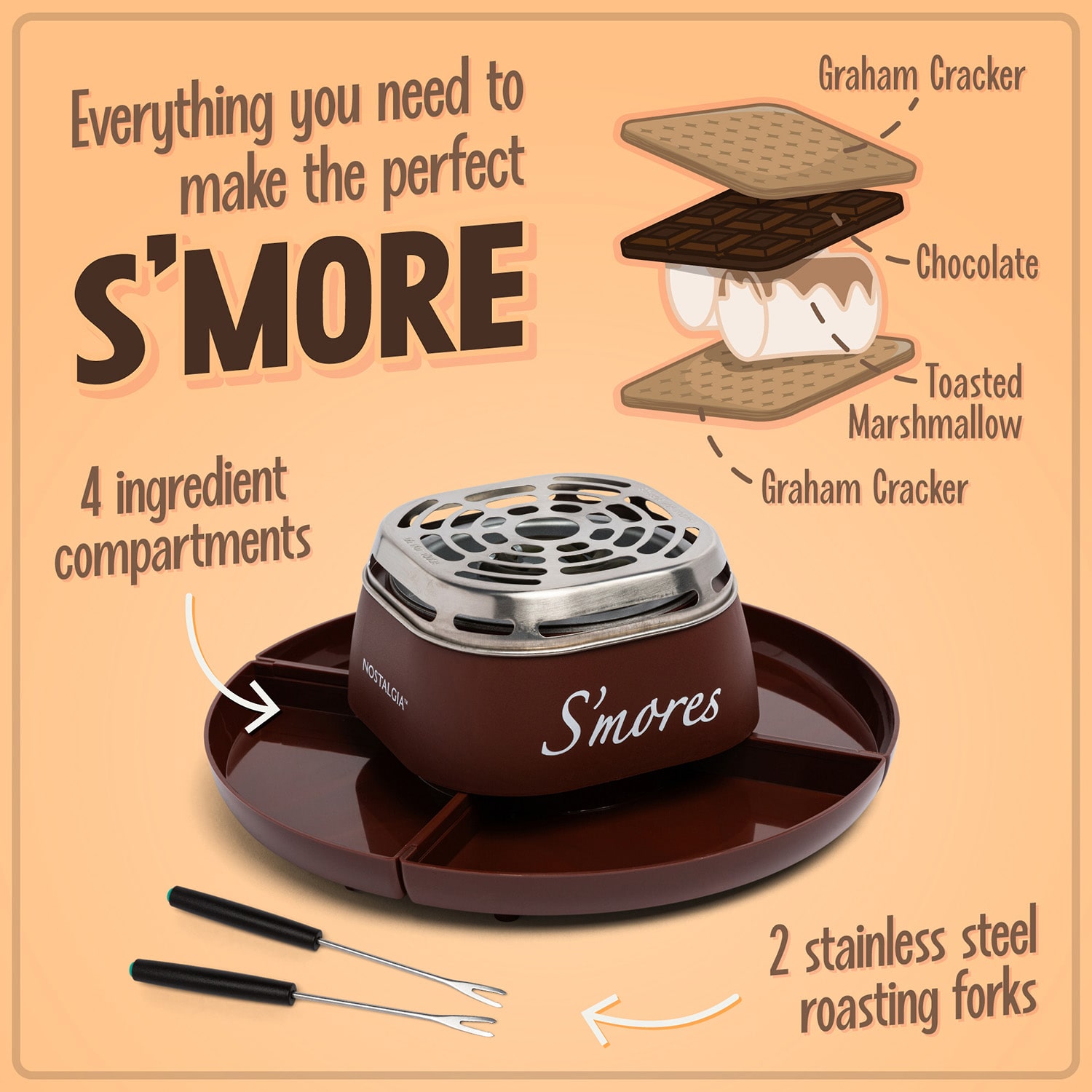 Nostalgia Smores Maker