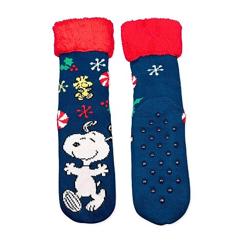 Licensed Properties Womens Multi-pack 1 Pair Hello Kitty Slipper Socks In Blue