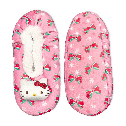 Licensed Properties Womens Multi-pack 1 Pair Hello Kitty Slipper Socks In Pink