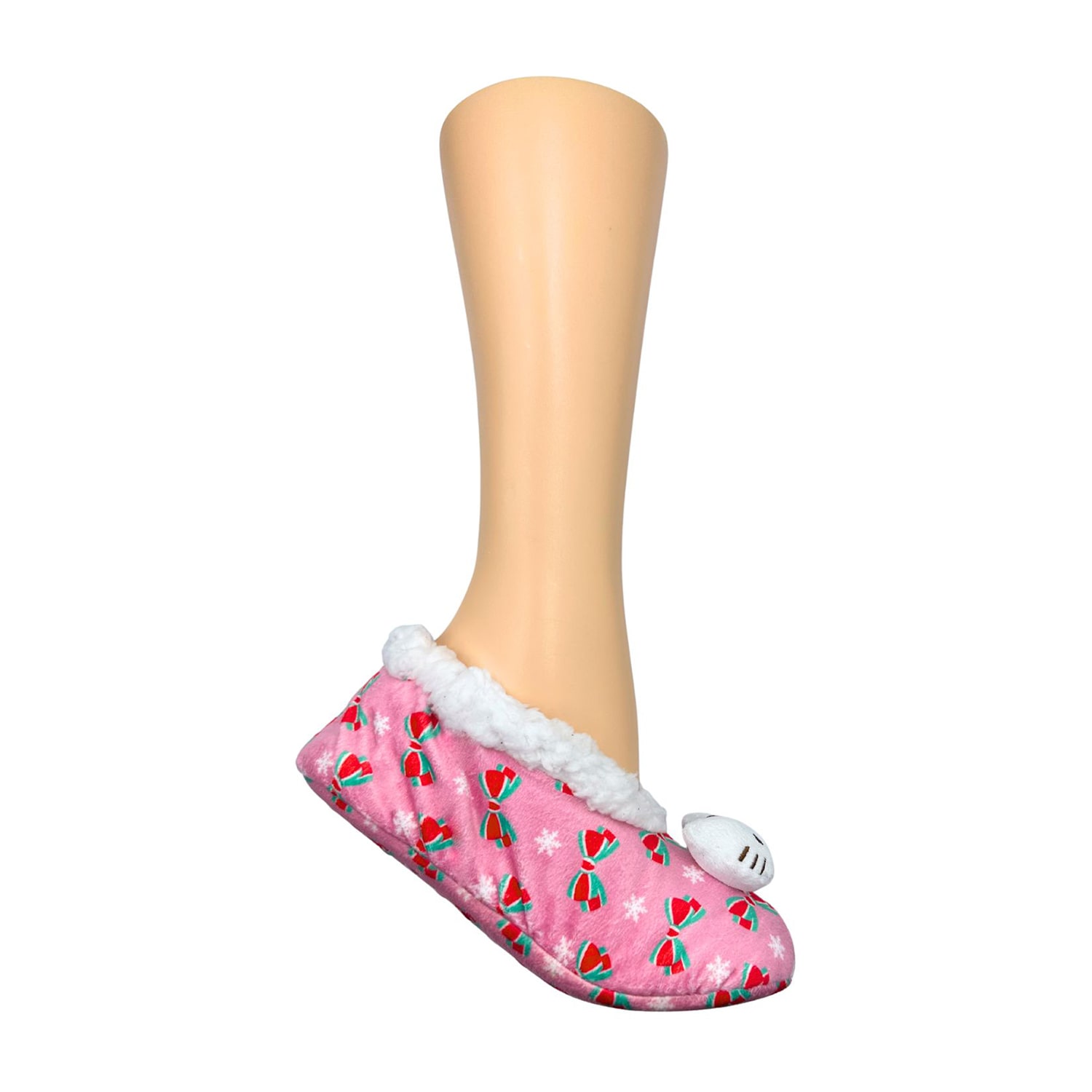 Womens Multi-Pack 1 Pair Hello Kitty Slipper Socks