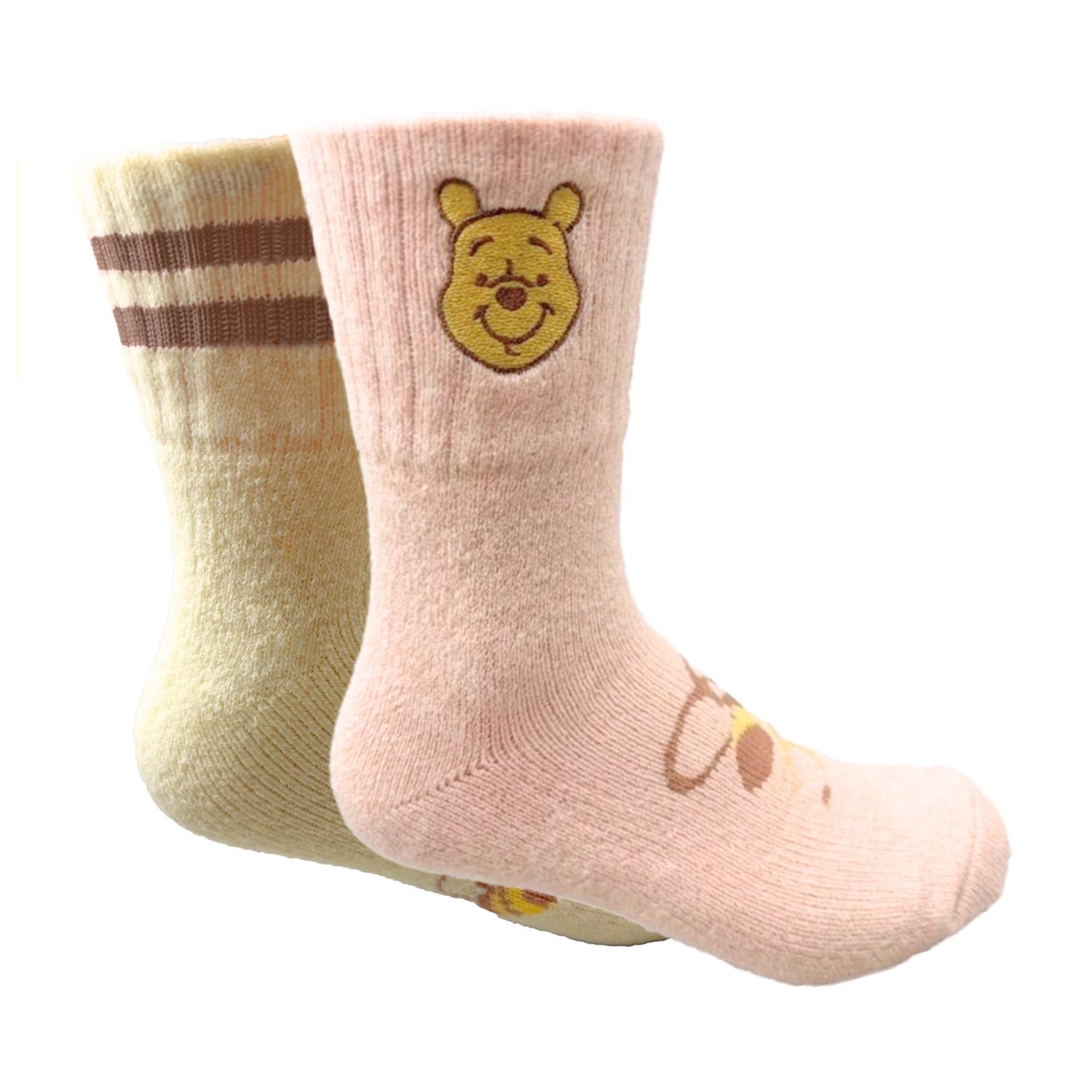 Womens 2 Pair Winnie The Pooh Crew Socks