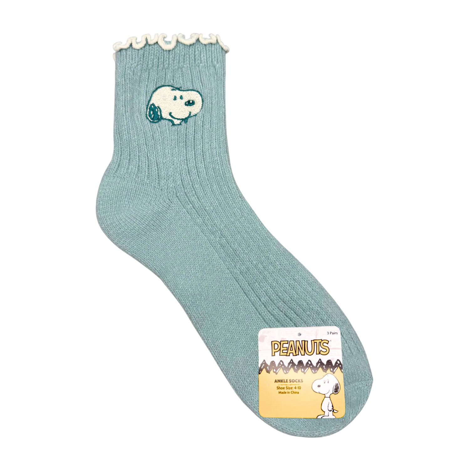 Womens Multi-Pack 3 Pair Peanuts Low Cut Socks