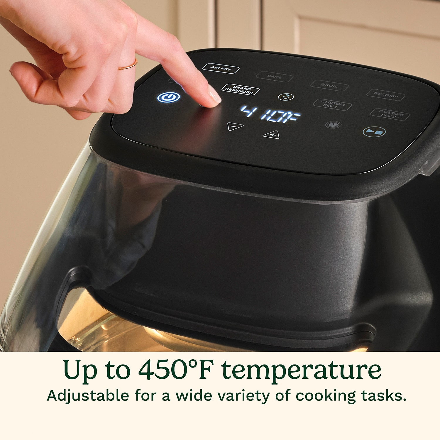 Cuisinart Clearview Glass Basket 4 Qt Air Fryer