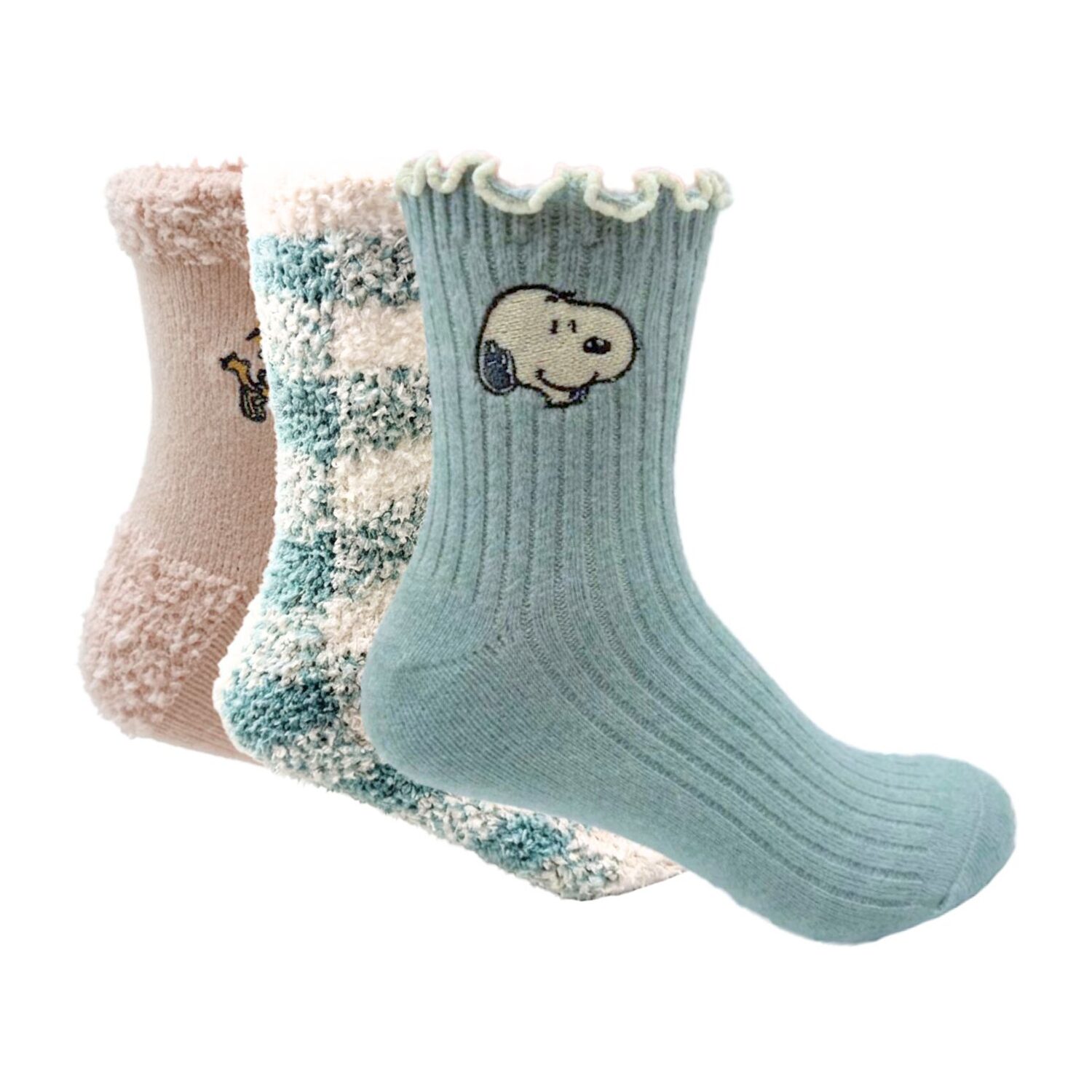 Womens Multi-Pack 3 Pair Peanuts Low Cut Socks