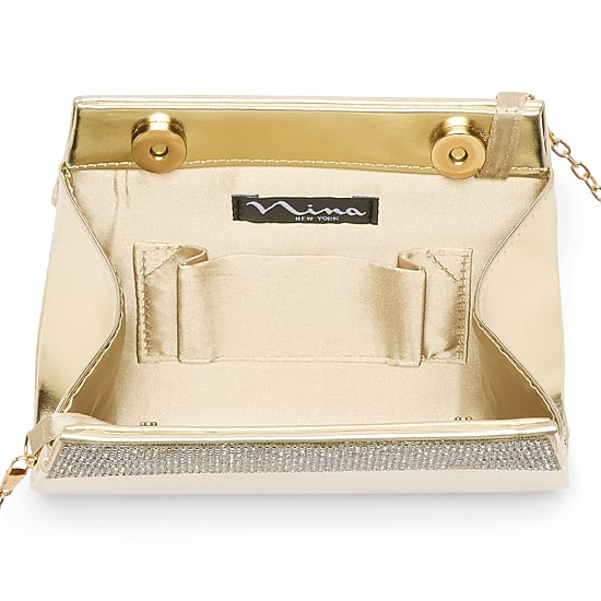 N By Nina Angela Crystal Detail Evening Bag