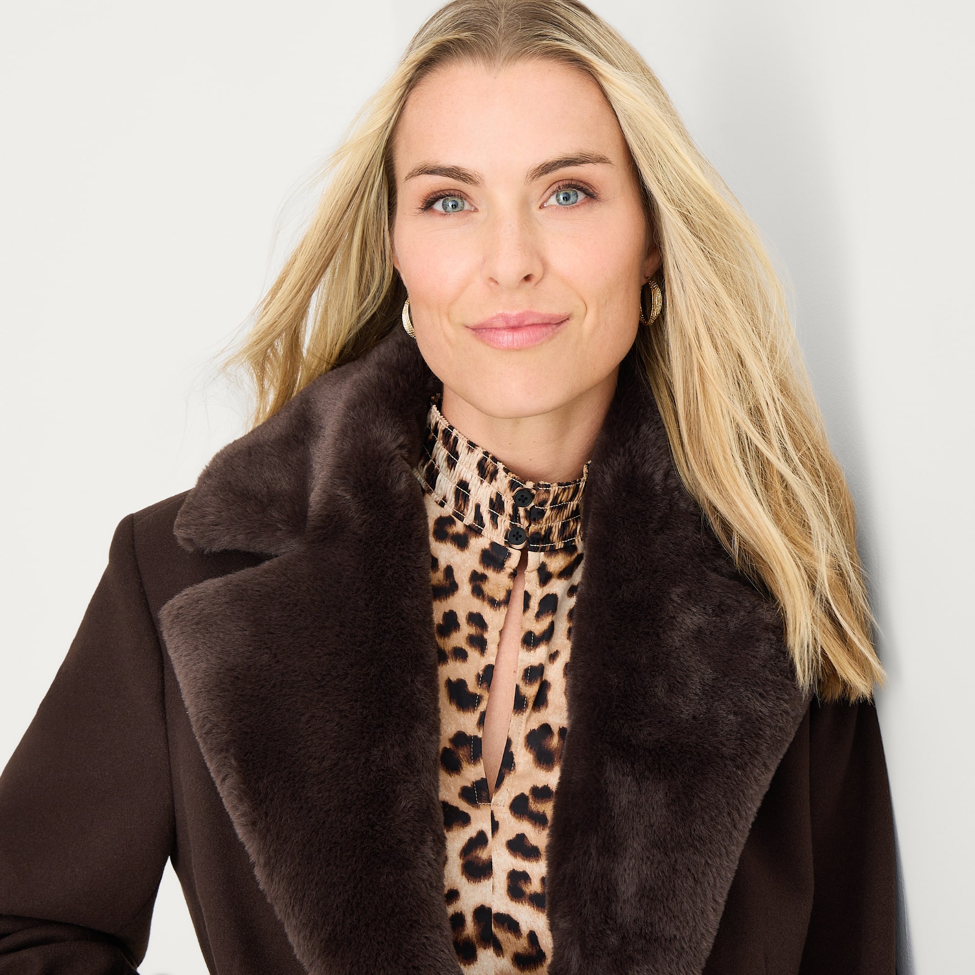 Liz Claiborne Womens Midweight Coat