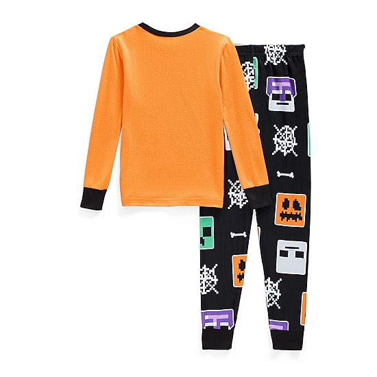 Little & Big Kid Boys Minecraft Crew Neck Long Sleeve 2-pc. Pajama Set