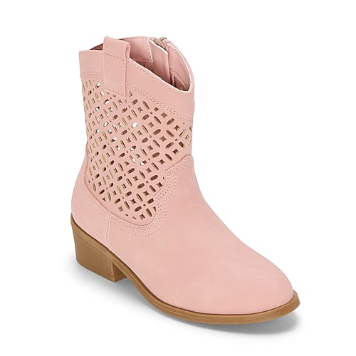 Thereabouts Little & Big Kid Girls Samantha Stacked Heel Cowboy Boots In Pink