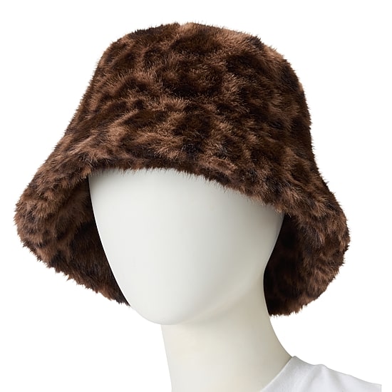 Mixit Faux Fur Womens Bucket Hat