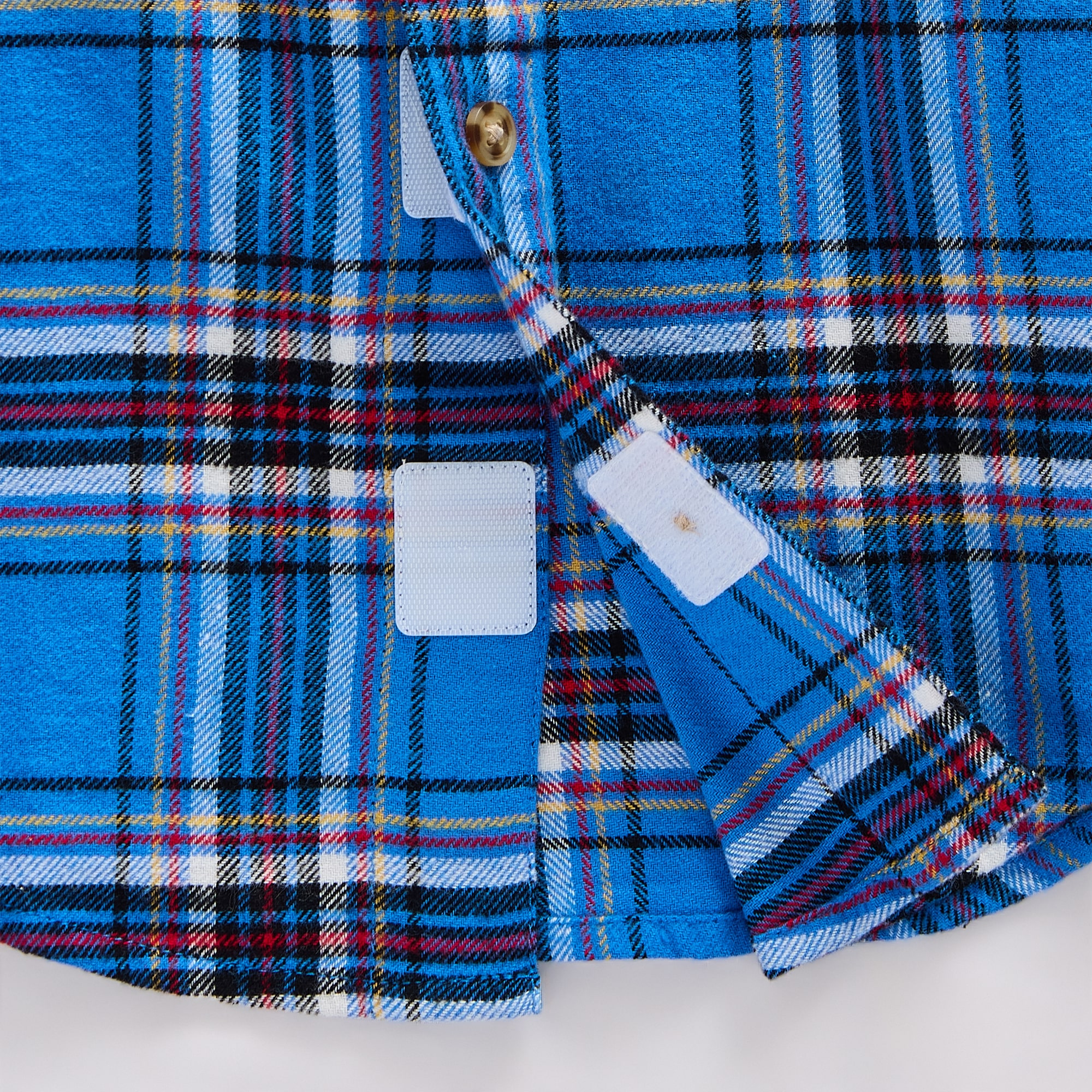 Okie Dokie Toddler Boys Easy-on + Easy-off Long Sleeve Regular Fit Button-Down Shirt
