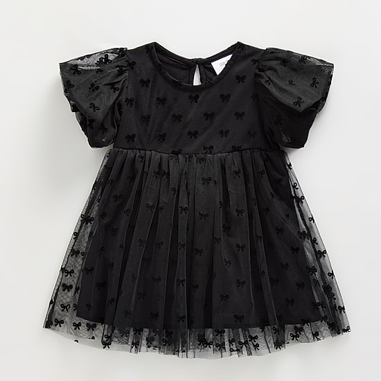Okie Dokie Baby Girls Short Sleeve Tutu Dress