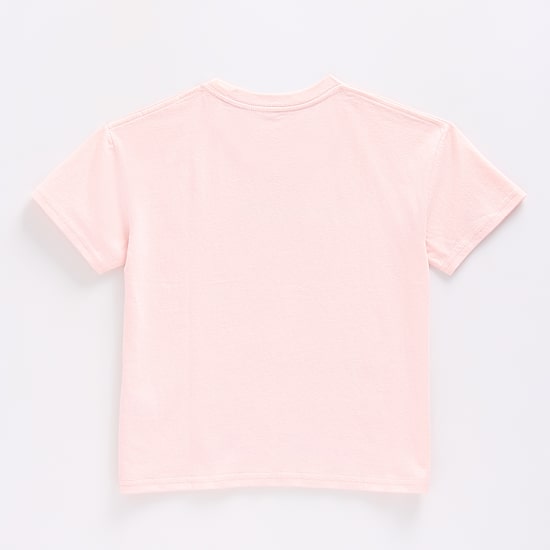 Girls Crew Neck Short Sleeve Regular Fit Roblox Graphic T-Shirt