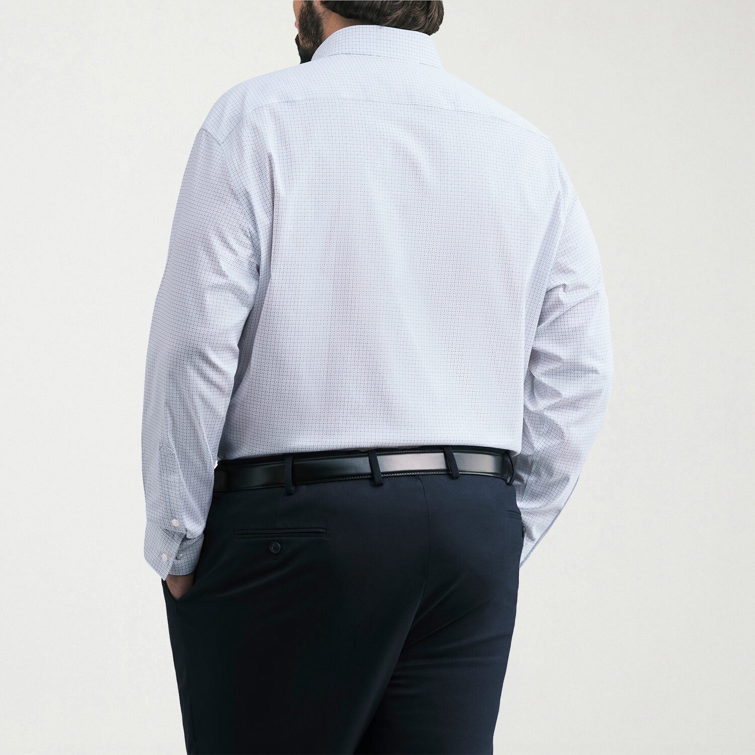 Van Heusen Ultra Flex Big And Tall Mens Regular Fit Wrinkle Free Long Sleeve Dress Shirt