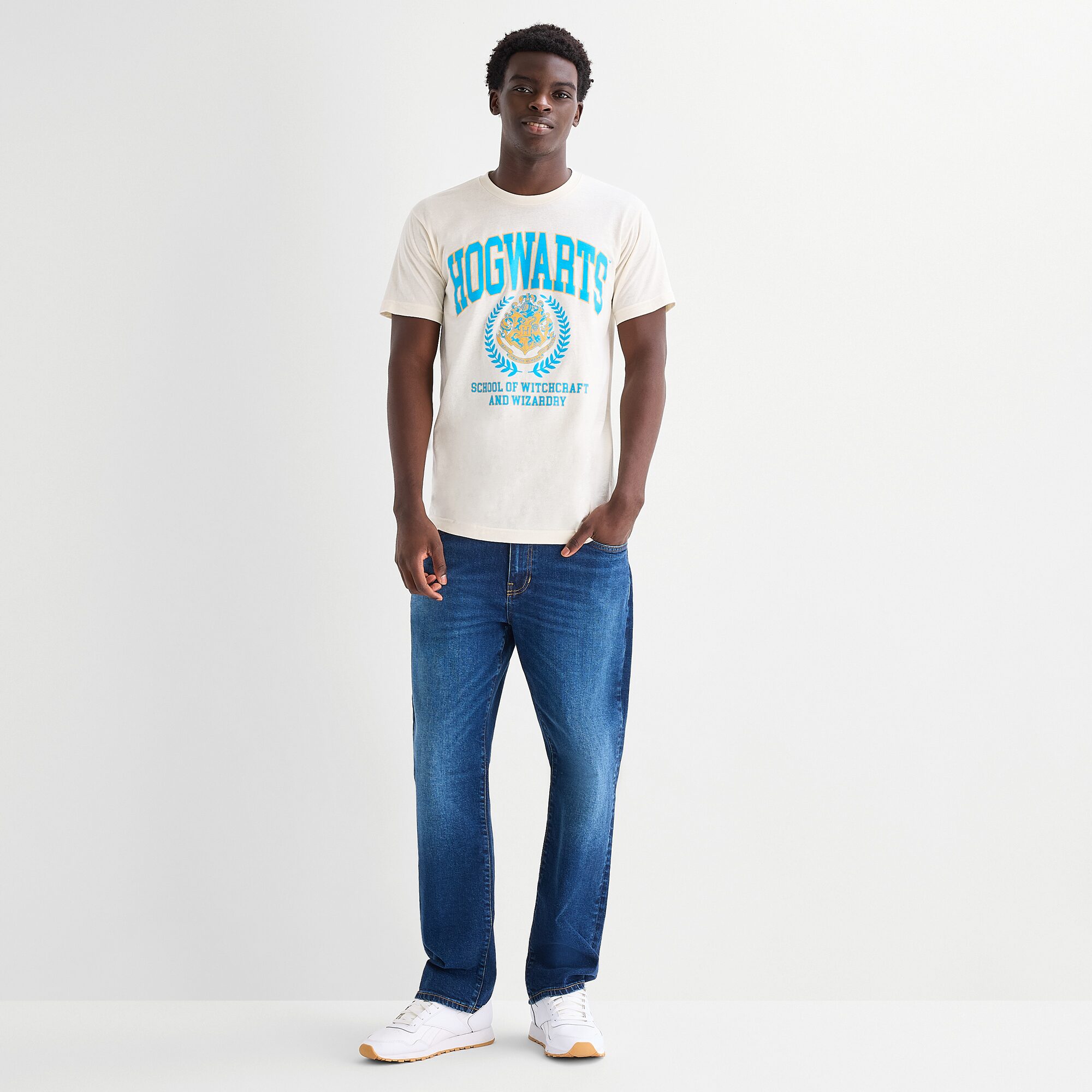 Mens Crew Neck Short Sleeve Regular Fit Graphic T-Shirt